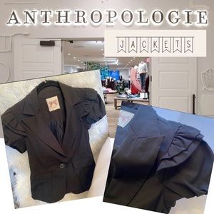 🦋HP🎉Anthropologie VinTage Ladies Feminine Fitted Button Blazer Jacket